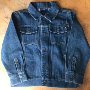 Girl’s Lucky Brand Classic Dark Denim Jean Jacket Size 6